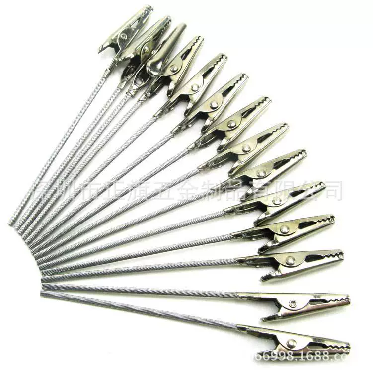 【В наличии】Держатель для заметок и визиток из проволоки с зажимом типа «крокодил», браслет-держатель для украшений, вспомогательный зажим для карт, трансграничная продажа