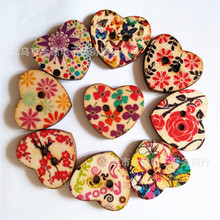 50/100�����Ĳ�ɫӡ������ľ�|�~��/DIY���b�o���ֹ����ϲ��L