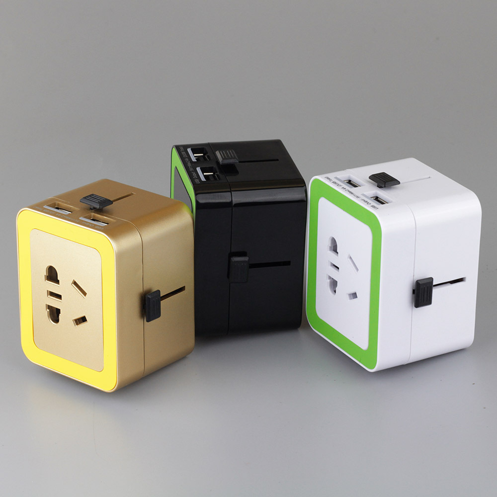 全球通用旅行转换插座 多国通用转换插头 欧规转换插头