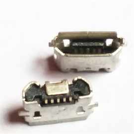 usb插座USB母座micro5P全贴手机数据线usb连接器耐用快充接头电源