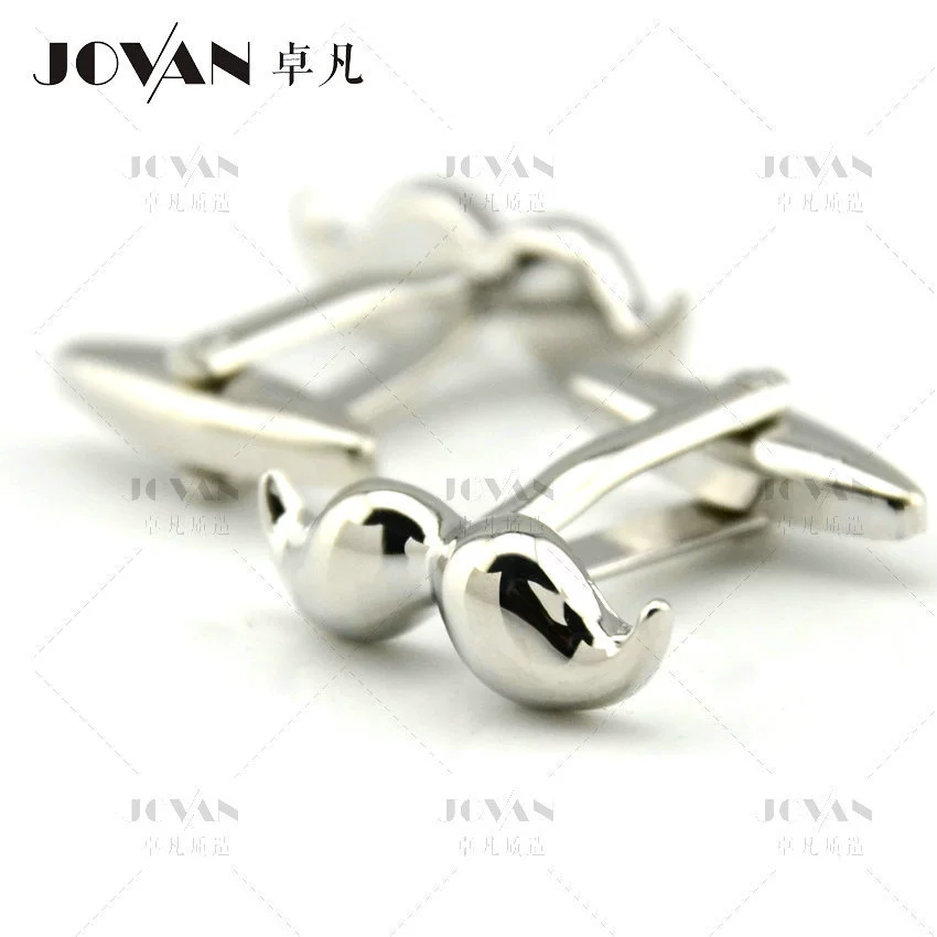 卓凡JOVAN Mustache cufflinks, джентльменские запонки, оптом креативные стильные запонки, заводской опт