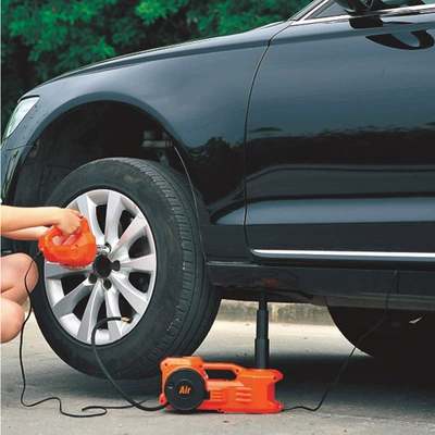 Electric Jack + electric air pump + electric wrench three-in-one multifunctional Jack suit repair tool (Car jack)