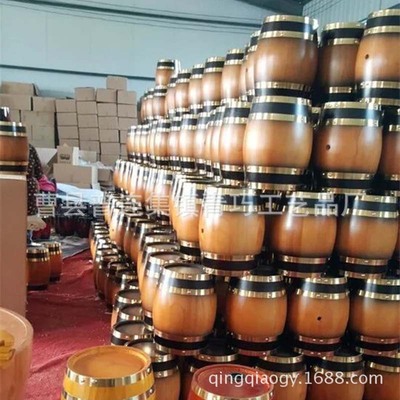 厂家现货直销橡木桶 酒吧装饰酒桶 不锈钢内胆实木酒桶红酒木桶|ms