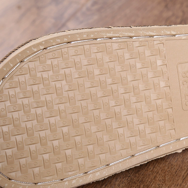 Ст straw summer slippers for men and women, for beloved