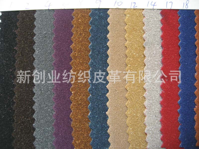 皮绒布鞋材沙发箱包布料包装盒家具布料玩具布料碎花皮绒仿皮底