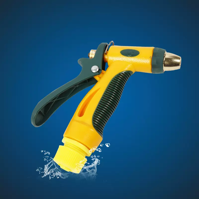 淘宝热卖洗车水枪家用高压水枪塑料黄色水枪套装厂家供应水枪头