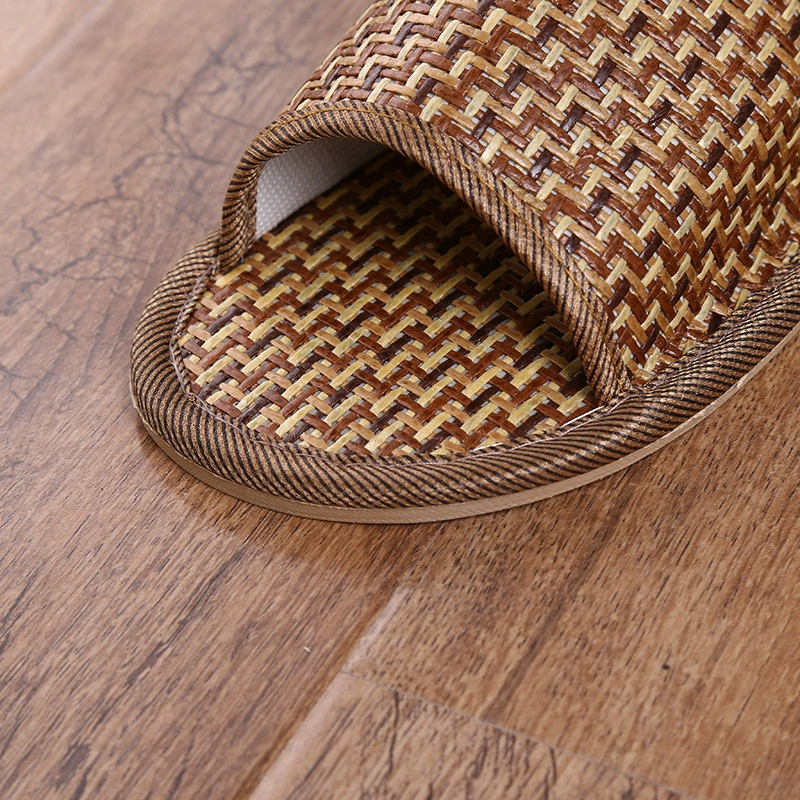 Ст straw summer slippers for men and women, for beloved