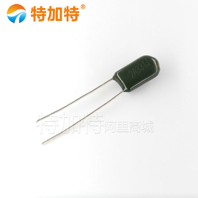 特加特|涤纶电容 2A331J 100V 0.33NF 330PF 产家直销