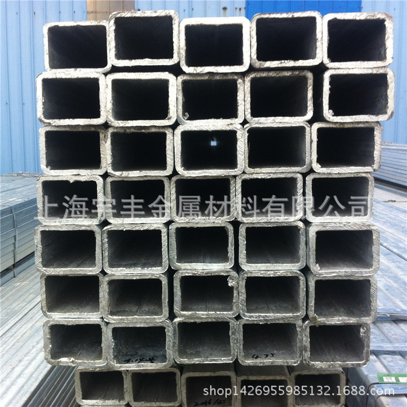 【现货批发】Q235B镀锌方管 矩形钢管 方管钢 方通大棚管