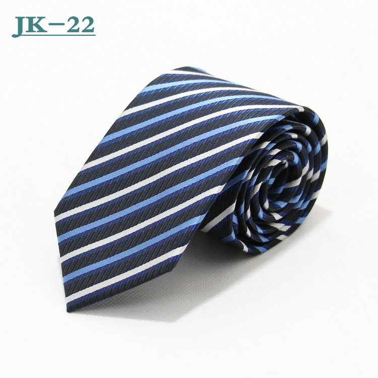 Corbata de hombre de negocios 7cm rayas a cuadros jacquard poliéster corbata hombres boda rojo casual negro corbata fabricante