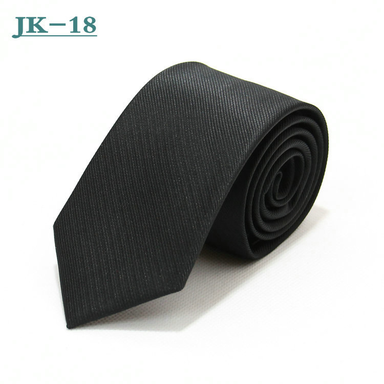 Corbata de hombre de negocios 7cm rayas a cuadros jacquard poliéster corbata hombres boda rojo casual negro corbata fabricante