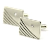 Silver cufflink