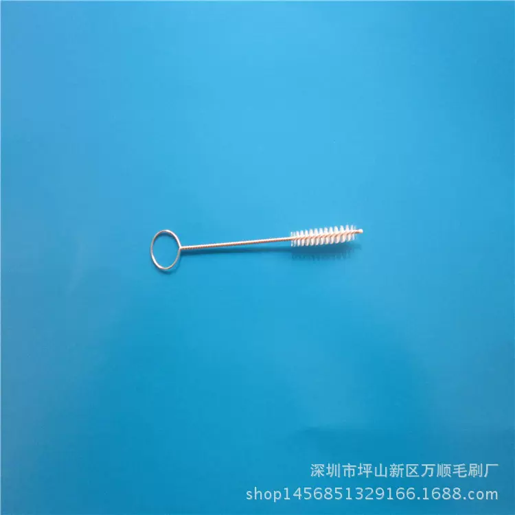厂家大量批发多种款式毛刷  不锈钢小毛刷 尼龙试管刷 管道清洁刷