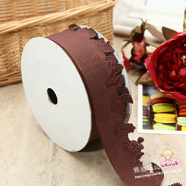 鞋花   雪纺花边辅料 胸花花朵 布料花边领