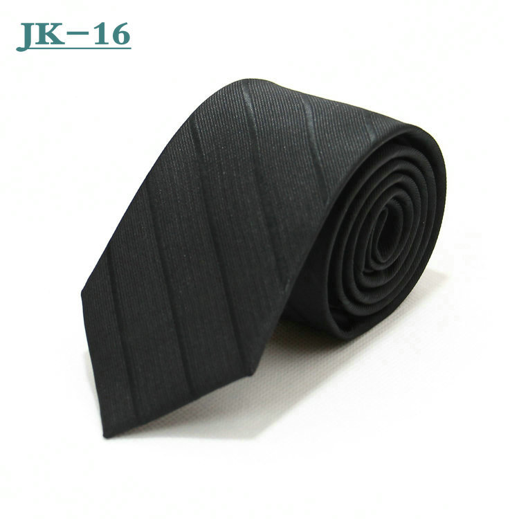 Corbata de hombre de negocios 7cm rayas a cuadros jacquard poliéster corbata hombres boda rojo casual negro corbata fabricante