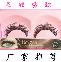 828#Beigeiai手擺睫毛 自然交叉假睫毛 廠家批發超熱賣10對裝