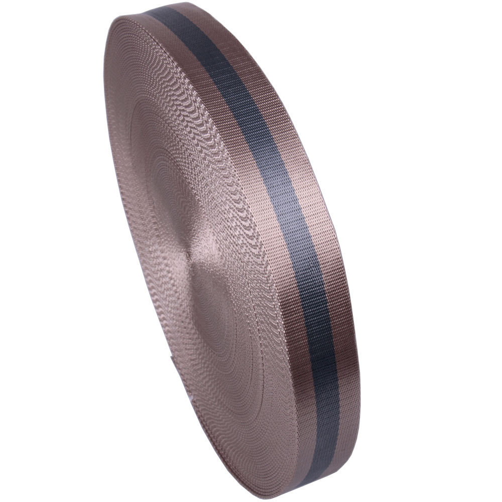 广州尼龙织带厂 现货 杏间灰 3.8cm 寸半 1.5寸 仿尼龙织带