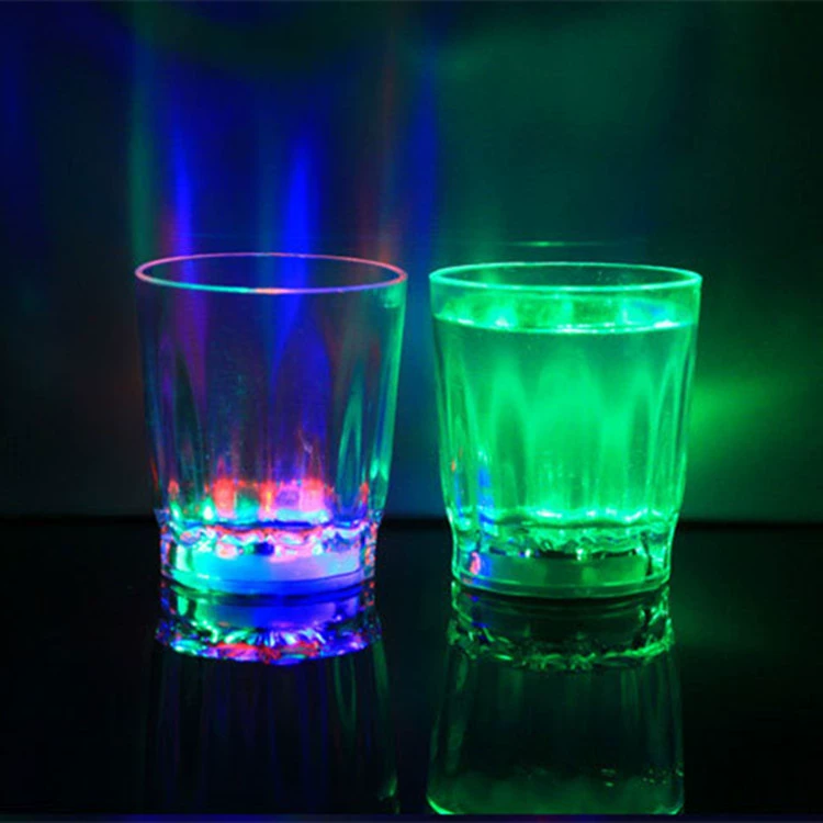 Ключ-флёк цветок на переключателе, мигалка яркие неоновые shot glass, для караоке-баров