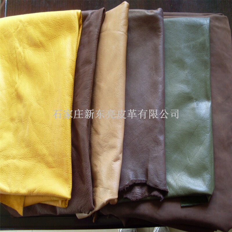 [New European Standard Environmental Protection] The whole head layer full grain water-dyed yak leather head layer cow leather head layer cow leather