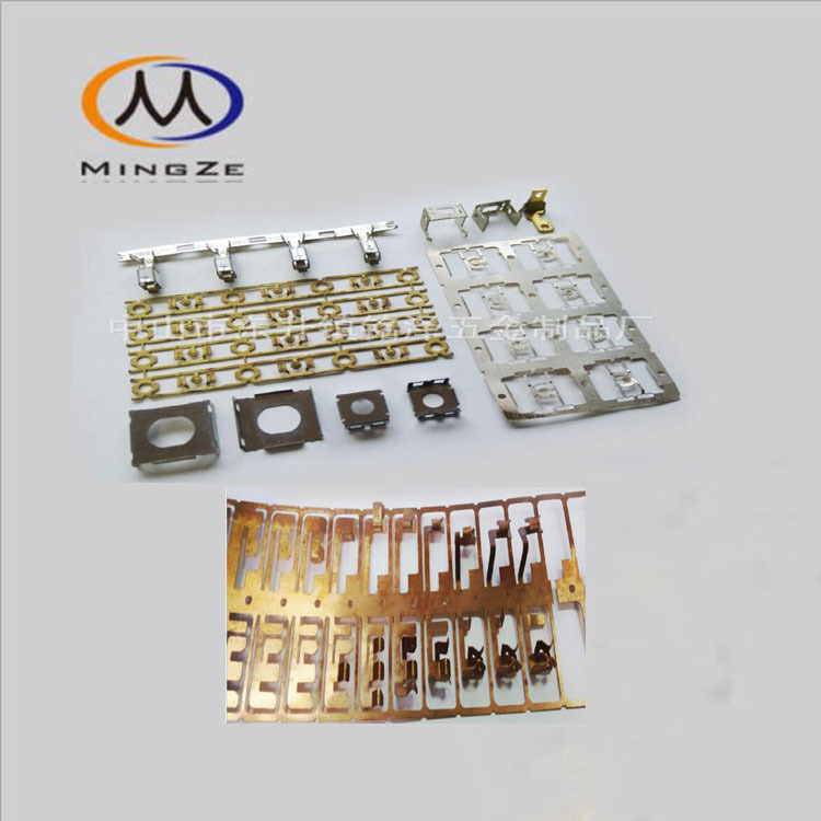 冲压加工小弹片 冲压铜带制品 电子五金弹片来图纸来样品模具