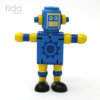 Robot, wooden transformer, elastic smart toy