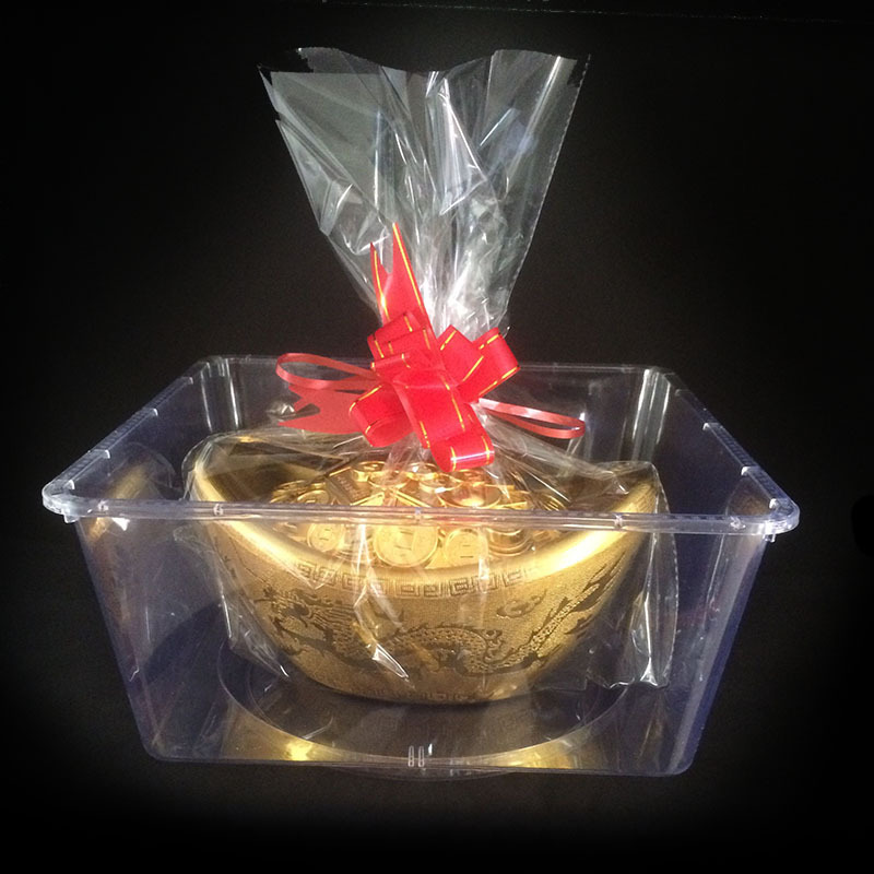 恒利达 PET塑料透明食品缸超市简易展示货架散装零食糖果陈列盒子