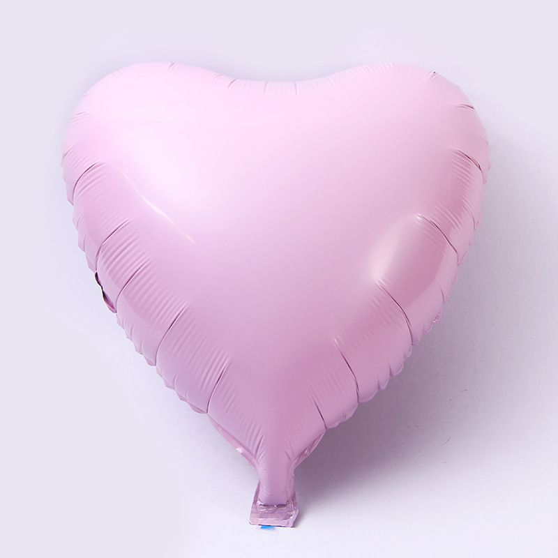 En forma de corazón de 18 pulgadas de color rosa