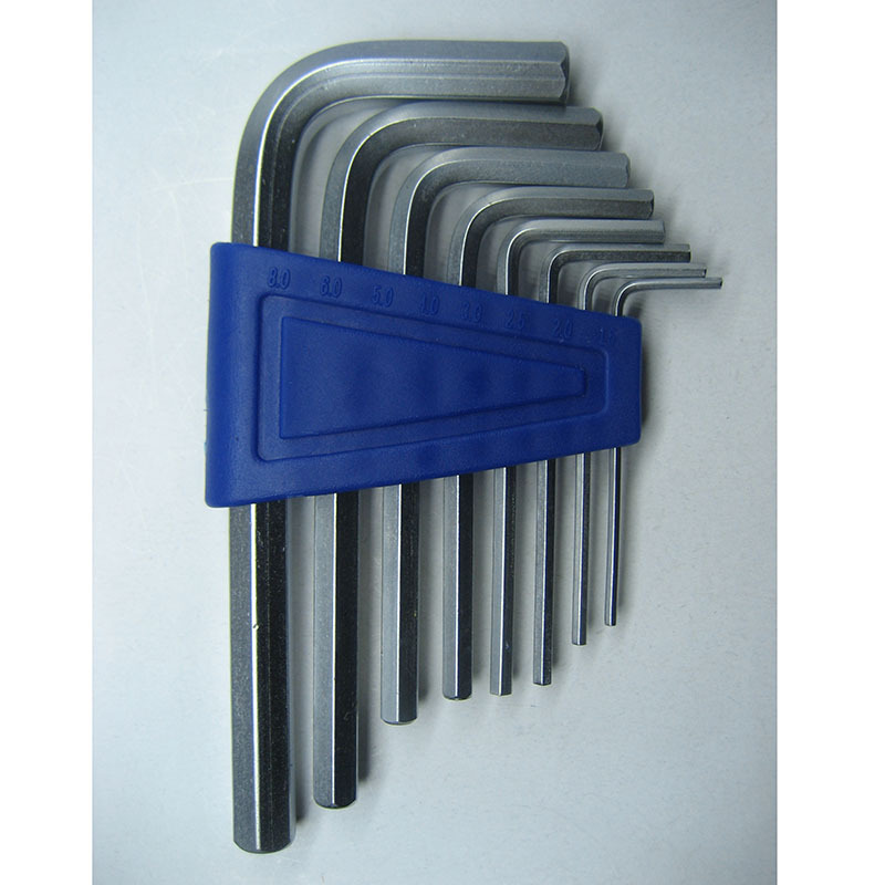 8件套 常规亚光 公制 1.5-8m 单排 内六角扳手螺丝刀