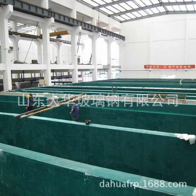 玻璃钢防腐厂家定 制酸碱池防腐衬里 污水池玻璃钢防腐