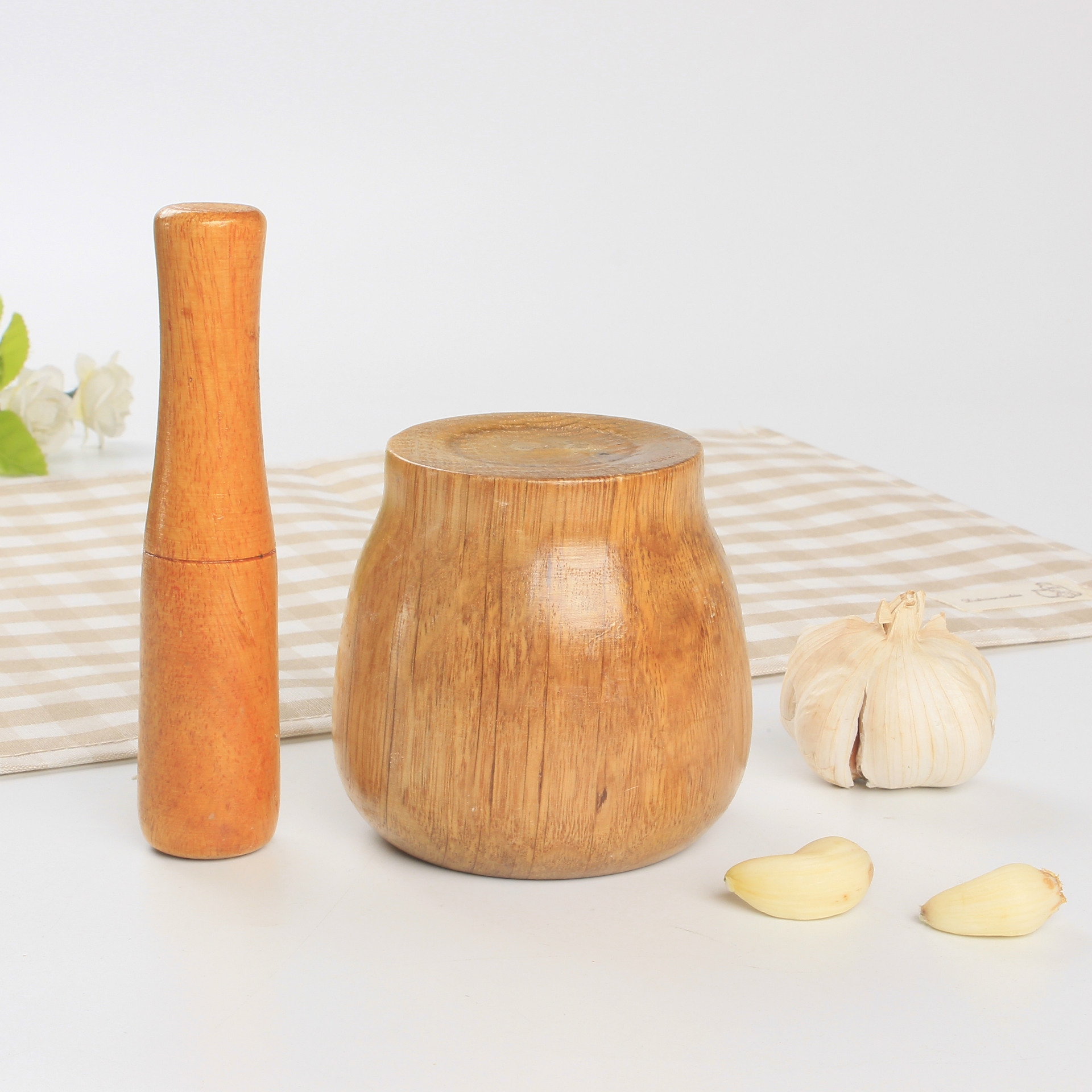 Household Garlic Crusher, Traditional Chinese Medicine Crusher, Mortar and Pestle Grinder Manufacturer, Can Make Logo, Ten-Yuan Store, Street Vendor Supply, Garlic Pounding