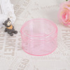 Children DIY love jewelry box color transparent plastic box desktop tidelle storage box candy box manufacturers straight hair