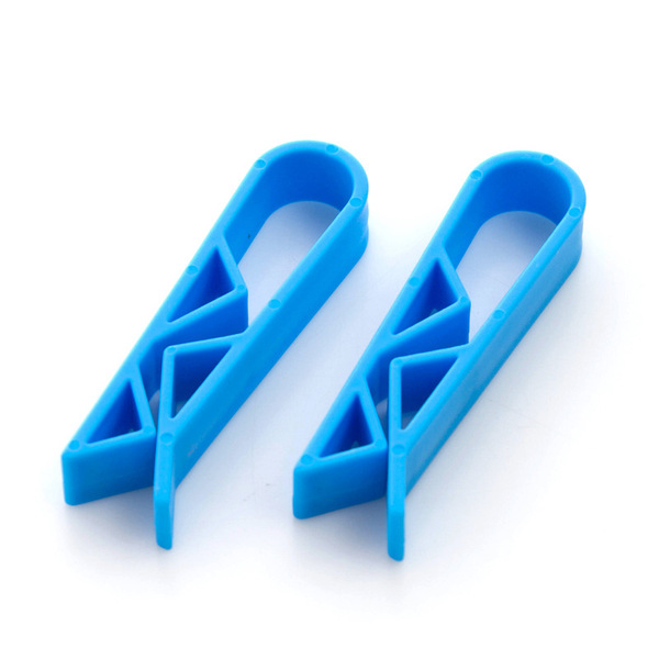 Blue garbage can for home use