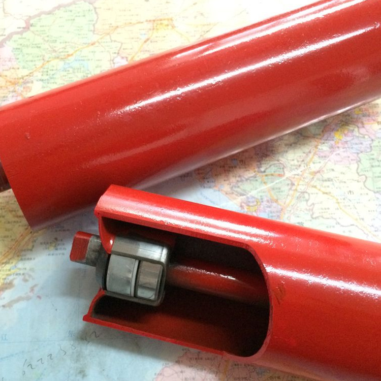 Conveyor Belt Trough Roller Set Waterproof and Dustproof Roller Rubber Conveyor Accessories Bracket Roller Stainless Steel Bearing