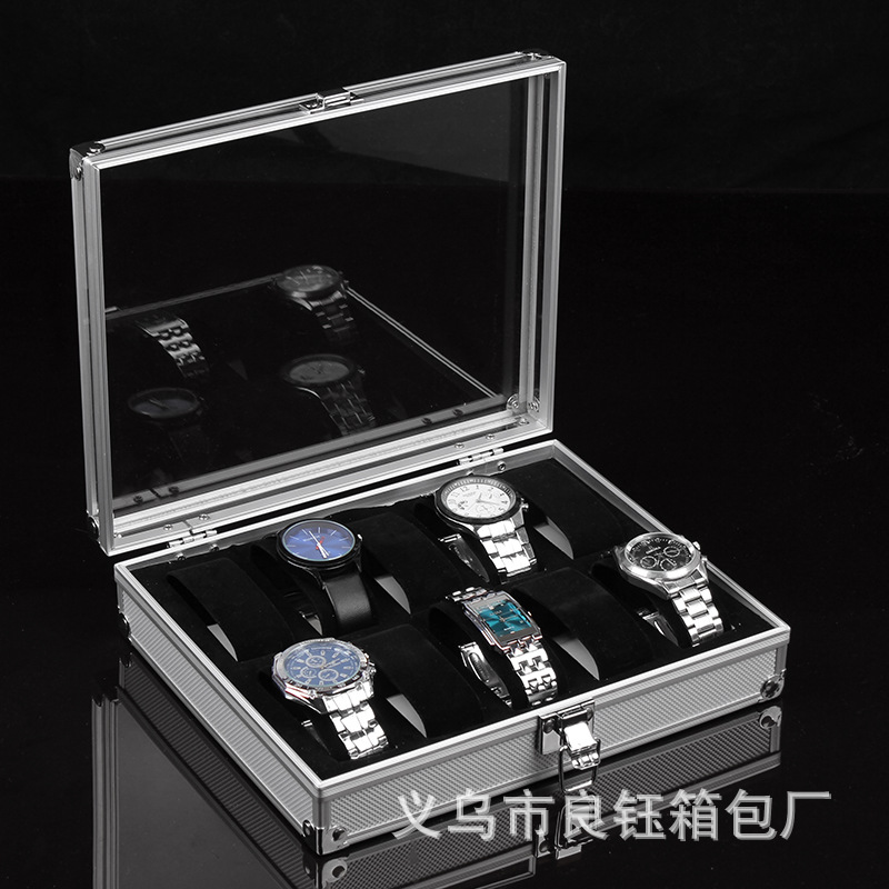 厂家现货批发高档方形10位手表包装展示盒 手表盒 手表箱质优价廉
