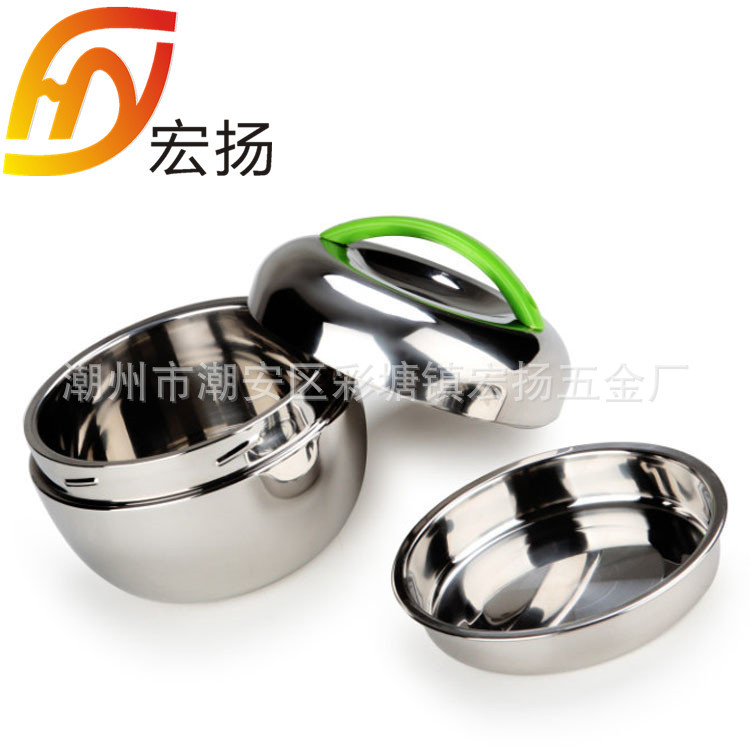 Directo DE FÁBRICA DE Apple Bento no magnético de acero inoxidable de doble capa aislada caja de almuerzo del estudiante