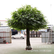 仿真榕树假树仿真大型植物定制酒店商场道具许愿树景观树橱窗装饰