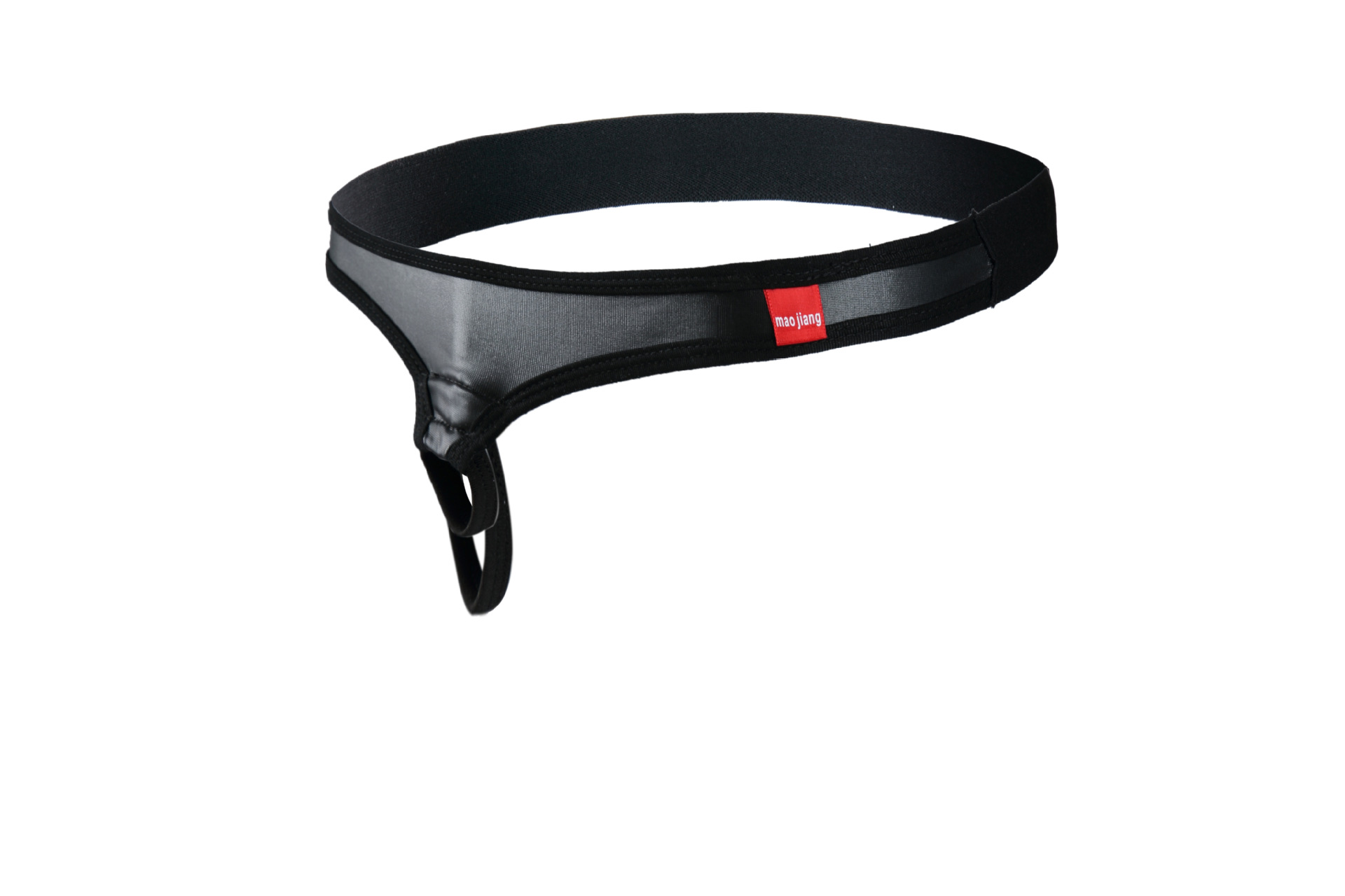 cross-border Foreign Trade Hot-selling Men's Underwear, Patent Leather Thong, T-back, Sexy And Low-rise_voghion.com
