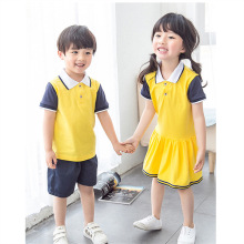 儿童夏装韩版英伦学院风幼儿园园服小学生班服校服套装XT102