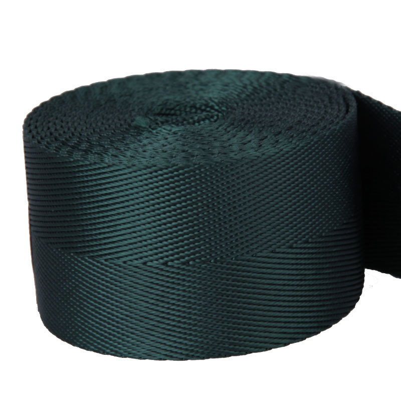 现货 3.8cm 墨绿色尼龙织带 1.5寸 3.2公分单人字带