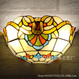促销特价蒂凡尼壁灯 供应欧式复古创意卧室过道客厅背景墙半壁灯