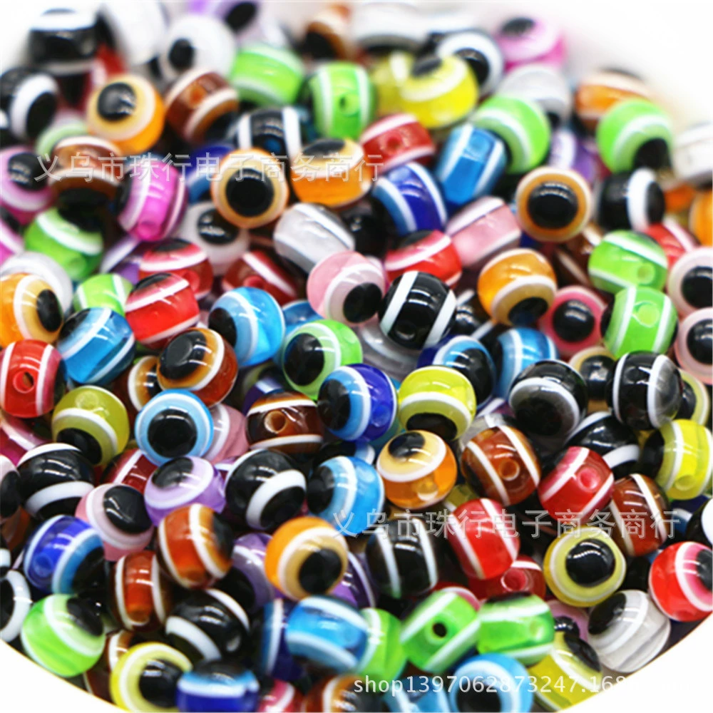 Transparent beads, accessory, accessories, 4-12mm, through hole