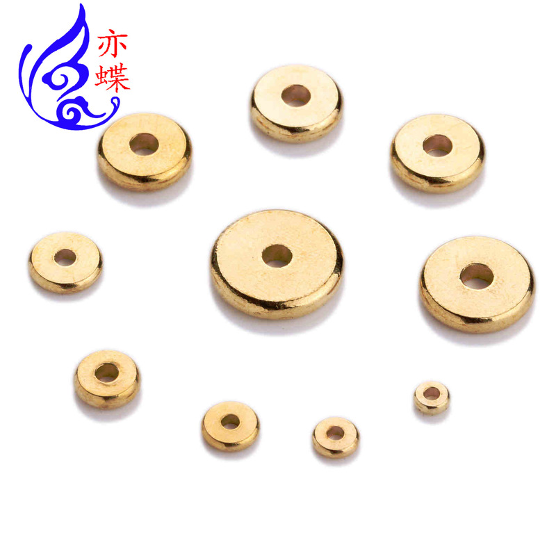 Bracelet Spacer Xizang Brass Spacer Glossy Bracelet Spacer Beads Natural Brass Spacer Brass Spacer