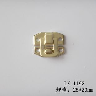 Factory direct upper screw plate buckle jewelry box lock buckle wooden box lock buckle