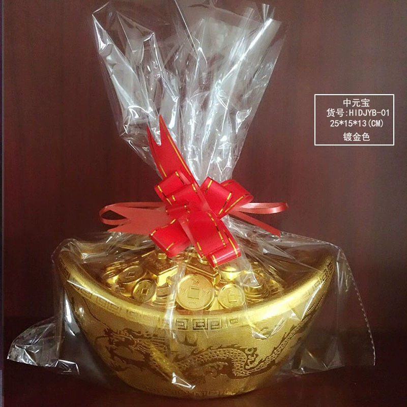 Творческий Золотой Слиток Коробка Конфет Свадебные Принадлежности Ремесла Украшения Подарок Конфеты Подарочная Коробка Для Хранения