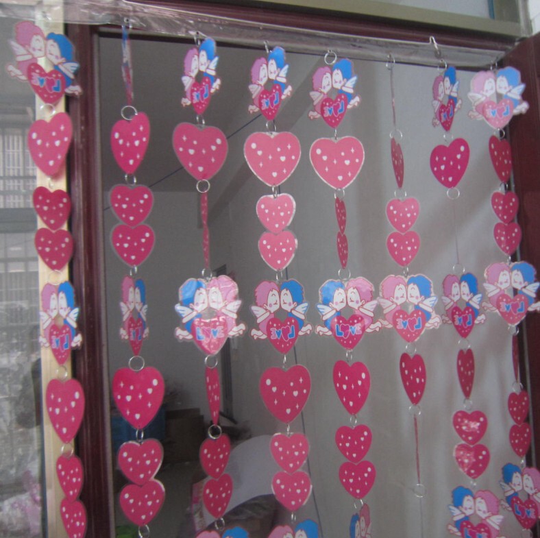 New plastic cartoon wall curtain children's room decorative curtain PVC curtain DIY cartoon curtain