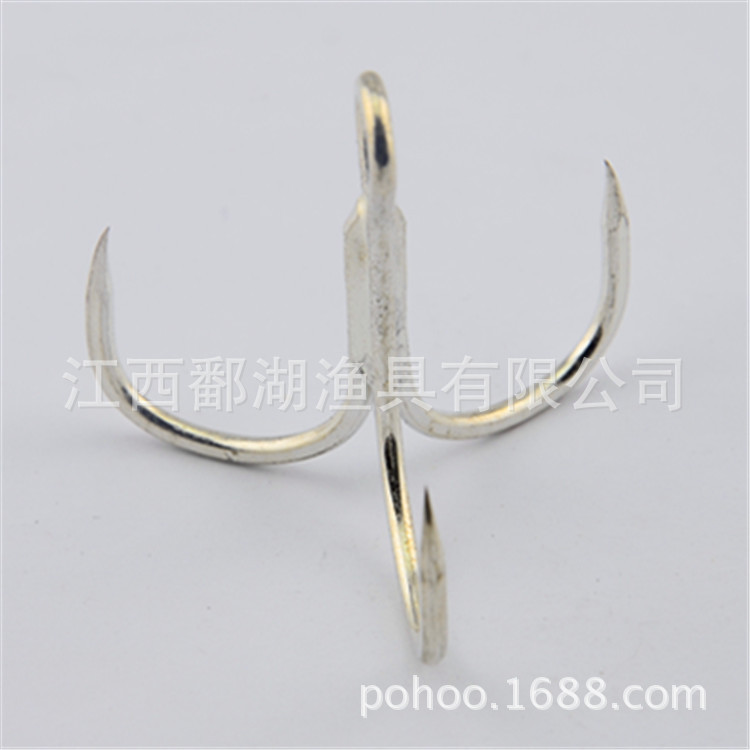 Anzuelo triple de placa de hierro para jigging 9984-4X, acero premium, directo del fabricante, calidad garantizada, afilado.