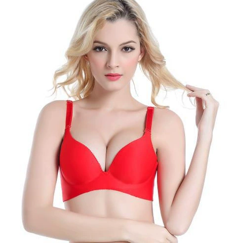 Push-up Wireless Bra, Women's (3pcs Pack), No Underwire, Sizes 70B–105C, Multicolor