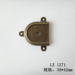 Iron low price 38*42 handle seat. Iron two-hole three-hole semi-circular iron handle holder metal handle