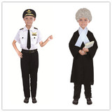 Детская униформа врача, костюм, xэллоуин, полиция, косплей