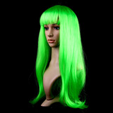 Челка, рождественский парик, прямые волосы, наряжаться